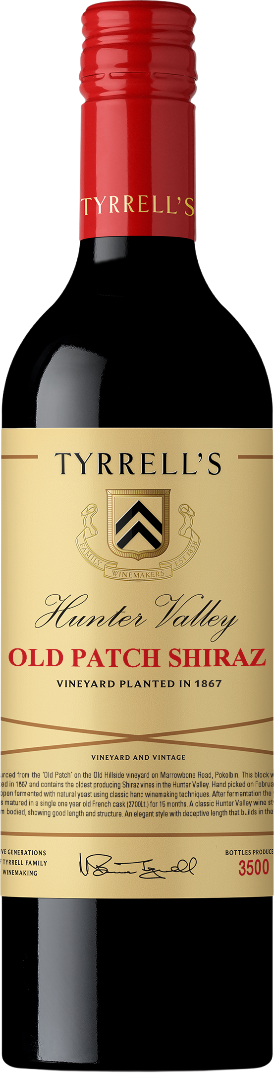 Tyrrell’s Wines Old Patch Shiraz 2021